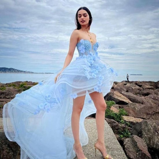 manushi chillar gown photos