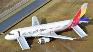 ASIANA AIRLINES FLIGHT| EMERGENCY LANDING|
