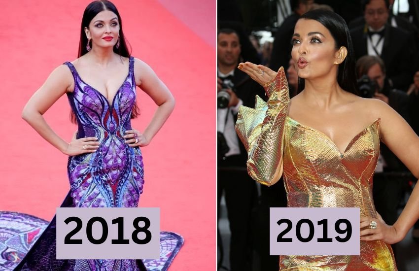 Aishwarya Rai Bachchan 21 years in Cannes
