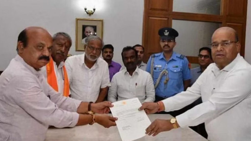 Bommai submits resignation | Karnataka election result | Governor Thaawarchand Gehlot