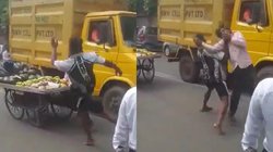 फ्री में माँगा केला, नहीं देने पर दिव्यांग फल विक्रेता को उठाकर पटका; वीडियो देख भड़क उठे लोग