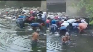 Bihar Bundles | currency notes found floating in Bihar drain | bihar drain