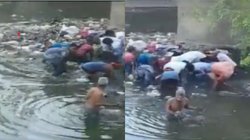 Bihar News: नाले में मिलने लगे रुपयों के बंडल, बटोरने के लिए घुसी भीड़, वीडियो वायरल