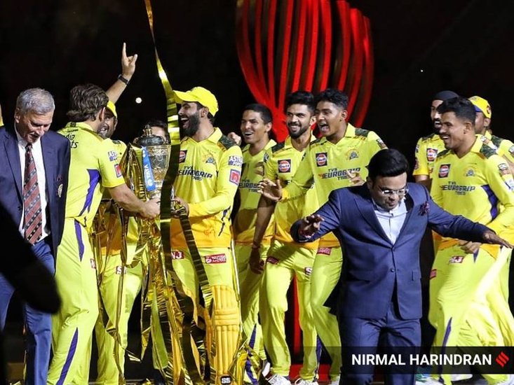 CSK IPL Trophy