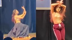 स्टेज पर डांस करते हुए महिला ने बदल लिए कपड़े! वीडियो देख लोग कर रहे ऐसे कमेंट्स