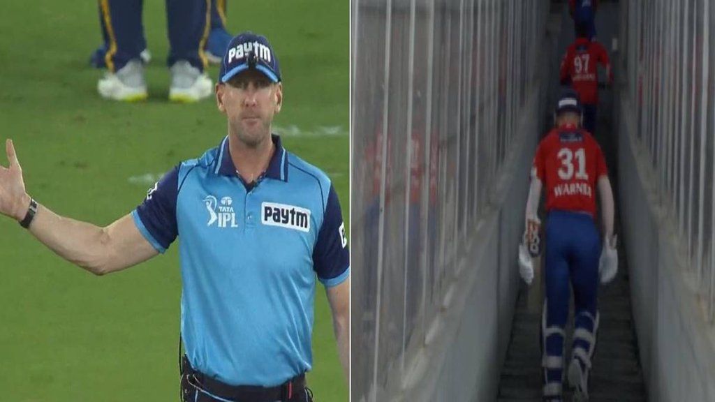 David Run out on No ball