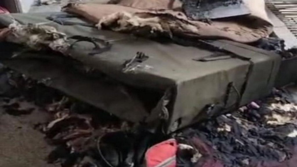 drone explosion| battery pack blast| drone