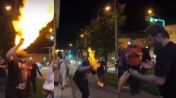 मुंह से आग निकालने का स्टंट कर रहा था शख्स, जलने लगा पूरा मुंह; फिर ऐसे बचाई जान