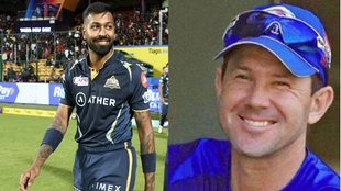 Hardik Pandya and Ricky ponting