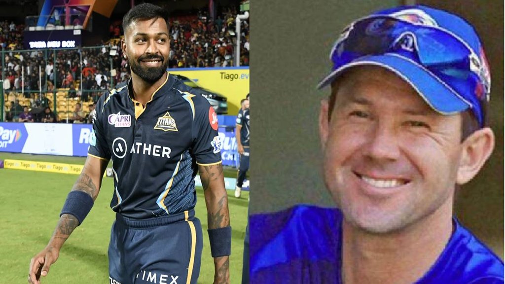 Hardik Pandya and Ricky ponting