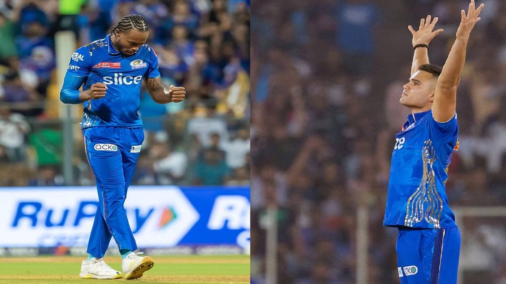 Jofra Archer and Arjun Tendulkar