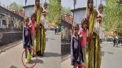 चप्पल के लिए नहीं थे पैसे तो महिला ने बांध दी प्लास्टिक; वायरल फोटो देख पसीज गया दिल