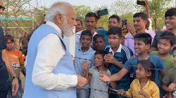 कटीले तारों के इधर पीएम मोदी और उस पार छोटे बच्चे, कांग्रेस ने साधा निशाना, लोग भी कस रहे तंज