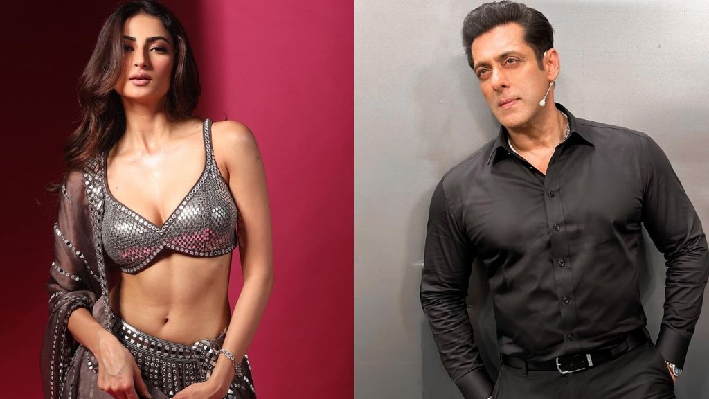 Salman Khan On Low Neckline Dress Salman Khan On Low Neckline Dress