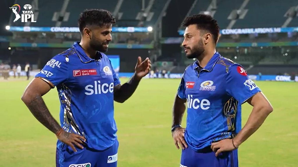 suryakumar yadav and akash madhwal