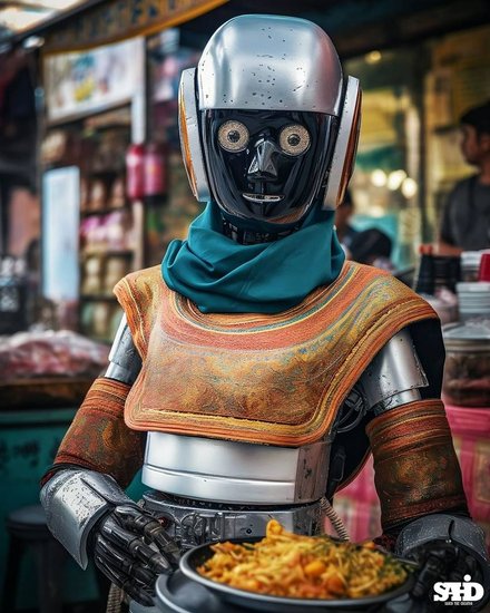  Robot replacing Man