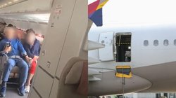 जहाज की लैंडिंग से पहले ही शख्स ने खोल दिया दरवाजा, वीडियो देख खड़े हो जायेंगे रोंगटे