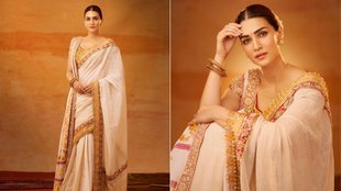 Kriti Sanon Wears 24 carat gold saree