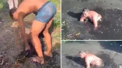 टॉयलेट में गिरा आईफोन तो सीवर में कूद गया शख्स, फोन तो मिला लेकिन…