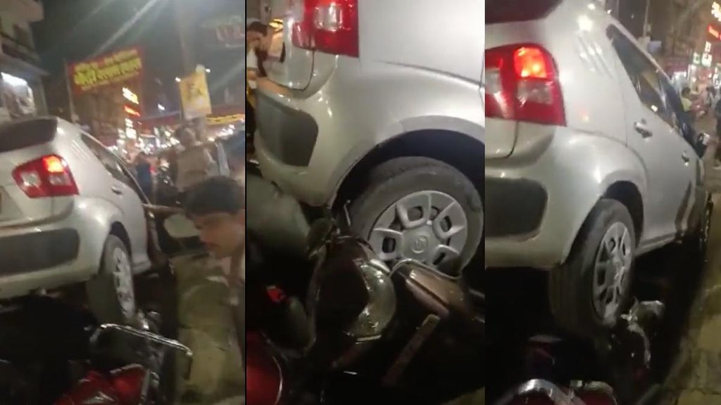 Viral Video II kanpur II Car Accident
