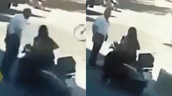 एक ही बुजुर्ग को दो बार मारी टक्कर, स्कूटी सवार महिला का वीडियो देख नहीं रुक रही लोगों की हंसी