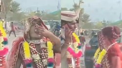 शादी के जोड़े में दूल्हे के सामने ही गुटखा खाने लगी दुल्हन, वायरल हो रहा वीडियो