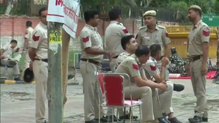 Wrestlers Protest | wrestlers protest site | Security stepped up ahead of farmers visit
