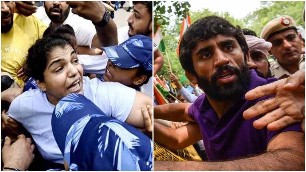 Wrestlers Protest | Bajrang Punia | Olympics medalist | PadmaShri | Khel Ratna | Olympic medallist | Sakshi Malik |