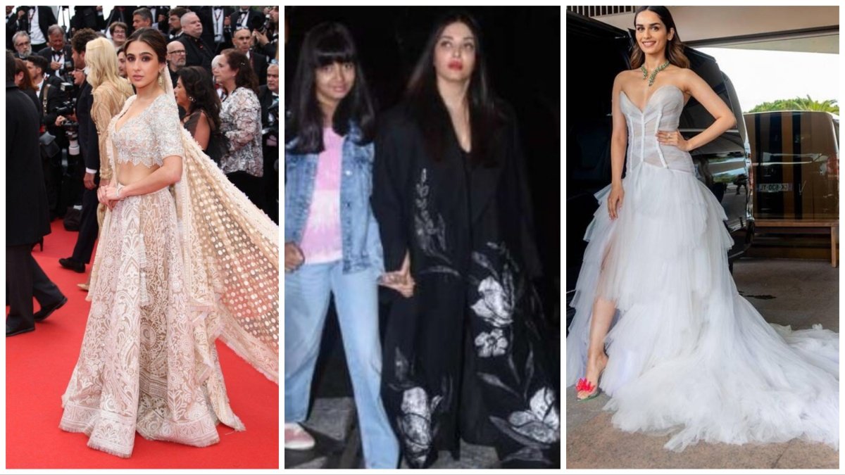 Cannes 2023, Sara Ali Khan, Aishwarya rai, Manushi chillar Cannes 2023, Sara Ali Khan, Aishwarya rai, Manushi chillar