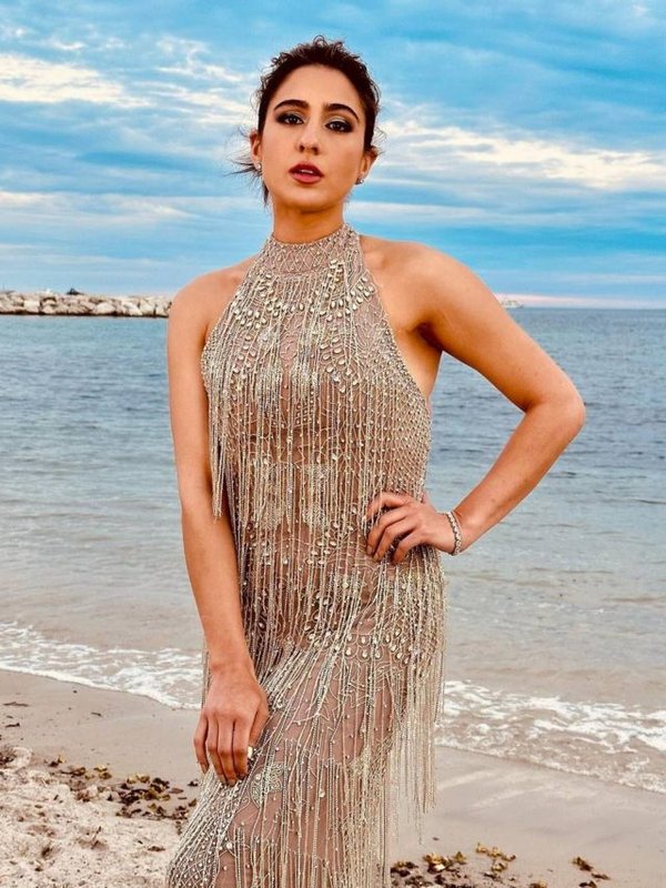 SARA ALI KHAN SILVER LOOK