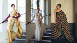 Bollywood actresses sizzled in sarees at Cannes red carpet