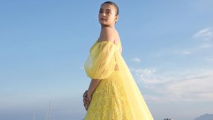 Surveen Chawla looks gorgeous in Yellow lehenga at Cannes Film Festival