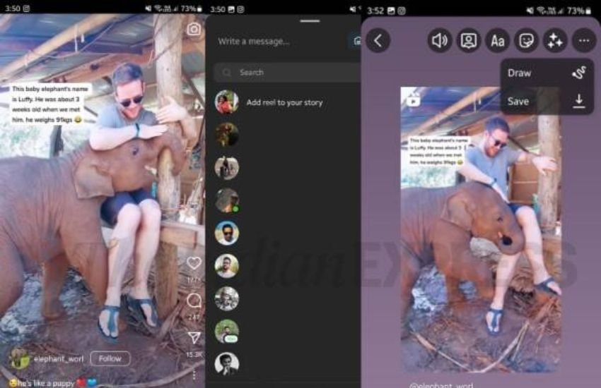 Instagram reels download trick