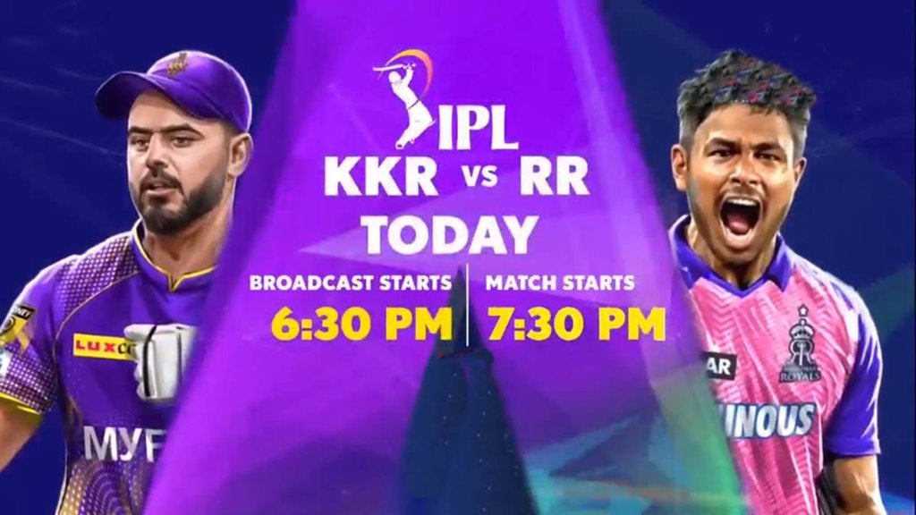 ipl 2023 | KKR vs RR Live Streaming | Rajasthan Royals vs Kolkata Knight Riders