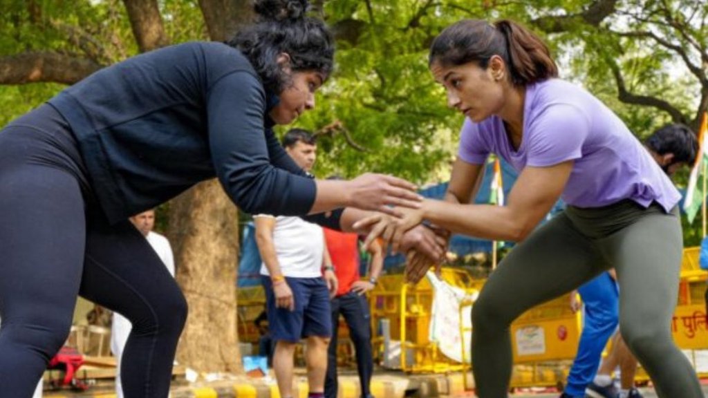 jantar mantar, WRESTLERS PROTEST