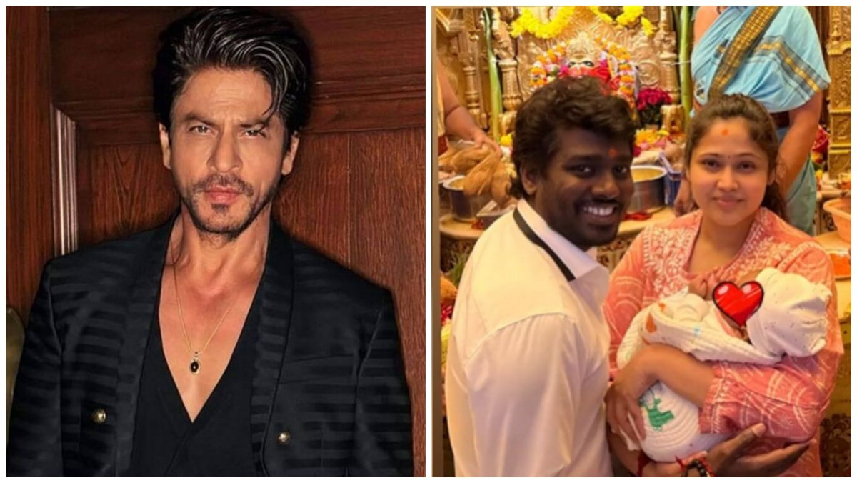 Shah rukh khan jawan director atlee son name is meer srk father