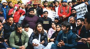 wrestler protest | Human right