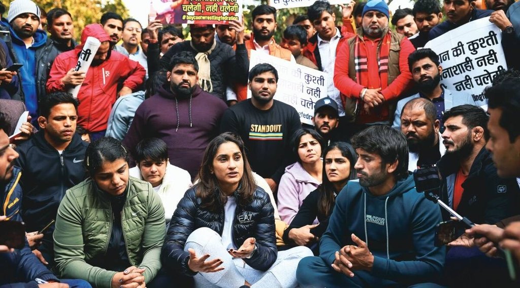 wrestler protest | Human right