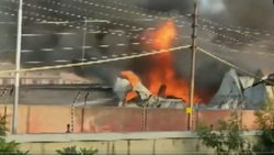 मथुरा: प्रेम मंदिर के पिछले हिस्से में लगी भीषण आग, अफरा-तफरी का माहौल, दमकल की कई गाड़ियां रवाना