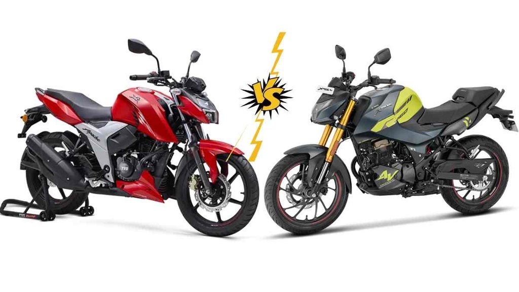 Hero Xtreme 160R vs TVS Apache RTR 160 4V । 2023 Hero Xtreme 160R 4V । TVS Apache RTR 160 4V