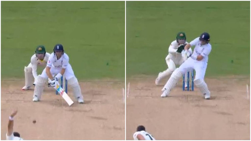 Joe root Reverse scoop Shot