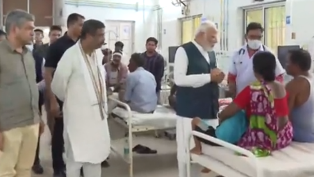 MODI IN HOSPITAL