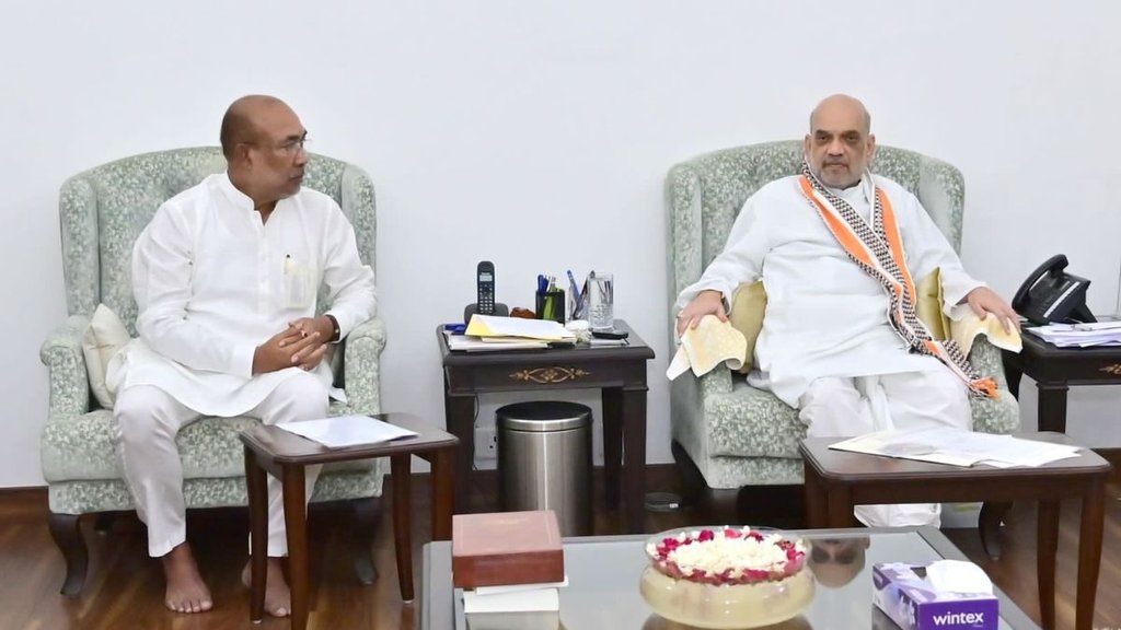 Manipur Violence | N Biren Singh | Amit Shah