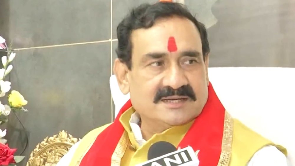 मध्य प्रदेश के गृहमंत्री नरोत्तम मिश्रा (Photo Credit- Video Grab/ ANI Twitter)