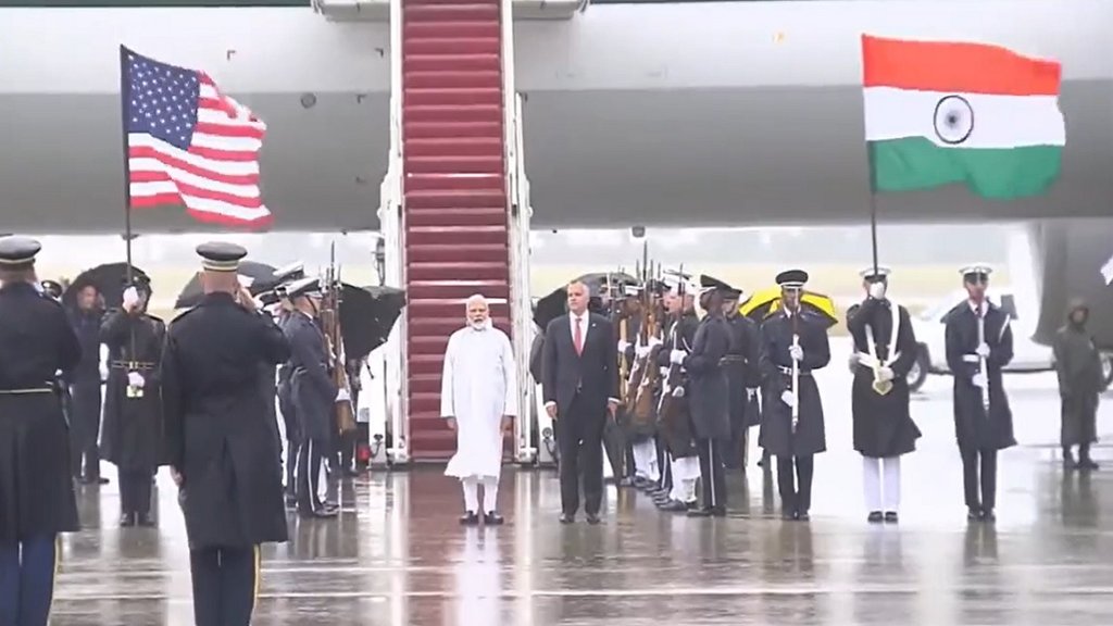 PM Modi ceremonial welcome
