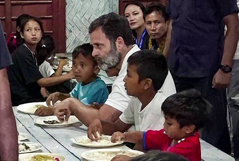 Rahul Gandhi Manipur Visit