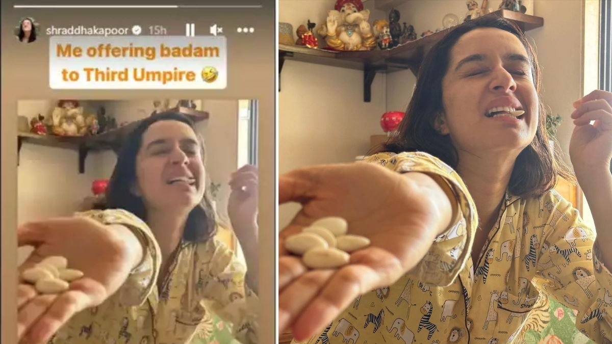 Shraddha Kapoor Makes fun of Ind Vs Aus 2023