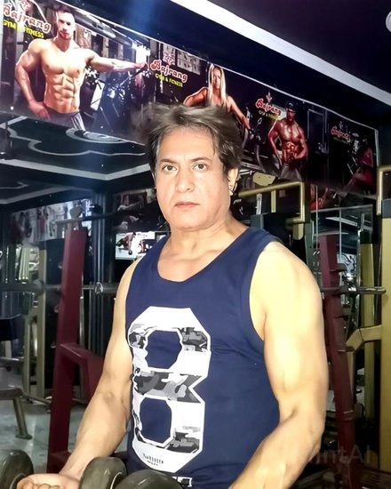 Sarvadaman D Banerjee six pack abs