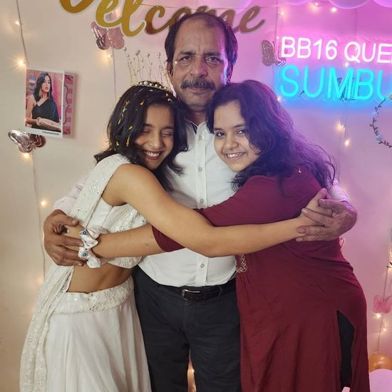 Sumbul Touqeer Khan Father