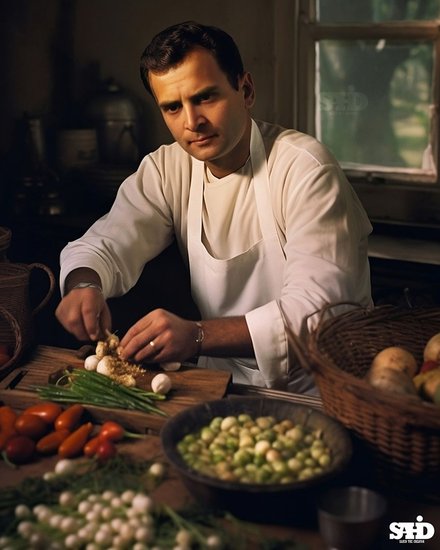 Rahul Gandhi chef